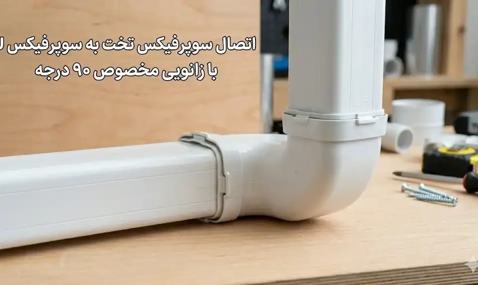 اتصال سوپر فیکس تخت به سوپر فیکس U با زانویی مخصوص ۹۰ درجه