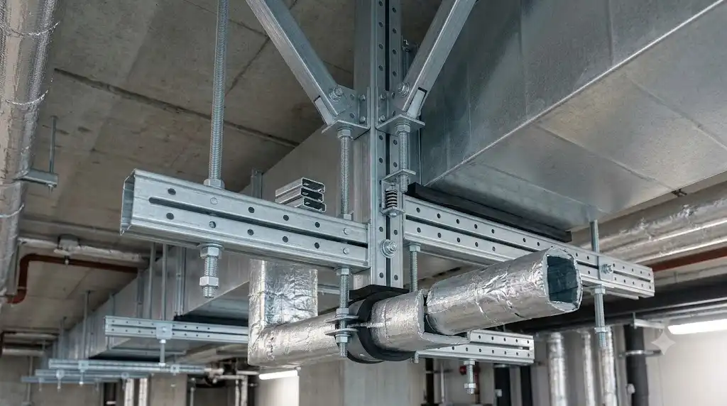 اجرای استاندارد ساپورت تأسیسات HVAC با سوپر فیکس U