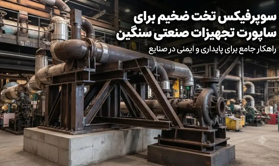 سوپر فیکس تخت ضخیم برای ساپورت تجهیزات صنعتی سنگین