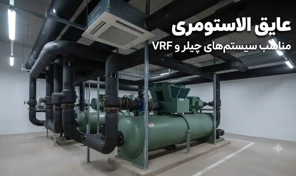 عایق الاستومری مناسب سیستمهای چیلر و VRF؛ انتخاب، اجرا و افزایش راندمان