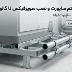 قیمت و مشخصات فنی سوپر فیکس یو (U) گالوانیزه برای تابلو برق و ساپورت لوله