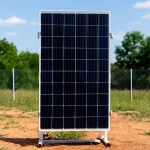 صفحه نصب عمودی پنل خورشیدی؛ مناسب پروژه‌های صنعتی و خانگی