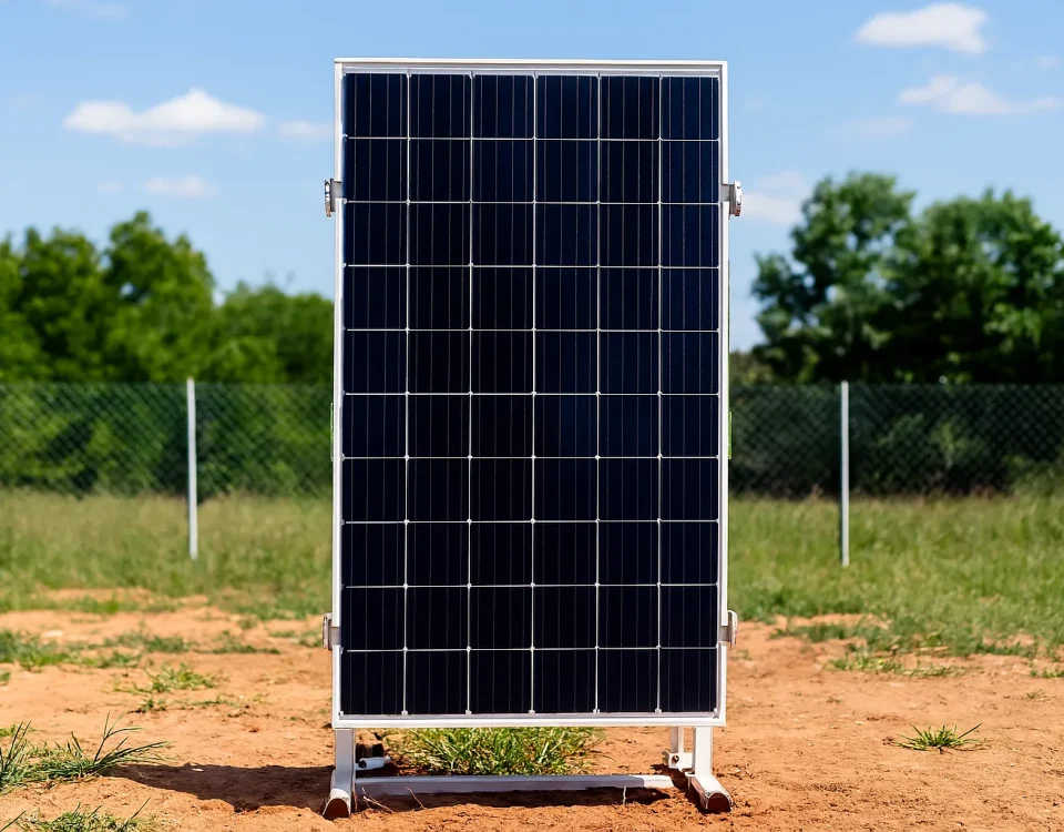 صفحه نصب عمودی پنل خورشیدی؛ مناسب پروژه‌های صنعتی و خانگی