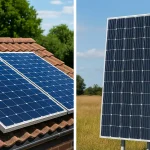 مقایسه صفحات نصب افقی و عمودی پنل خورشیدی برای راندمان بیشتر