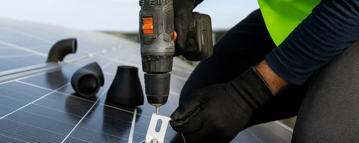 آموزش نصب سوپرفیکس در پروژه‌های خورشیدی بزرگ