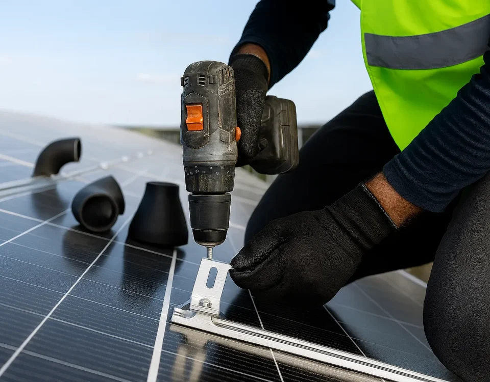 آموزش نصب سوپرفیکس در پروژه‌های خورشیدی بزرگ