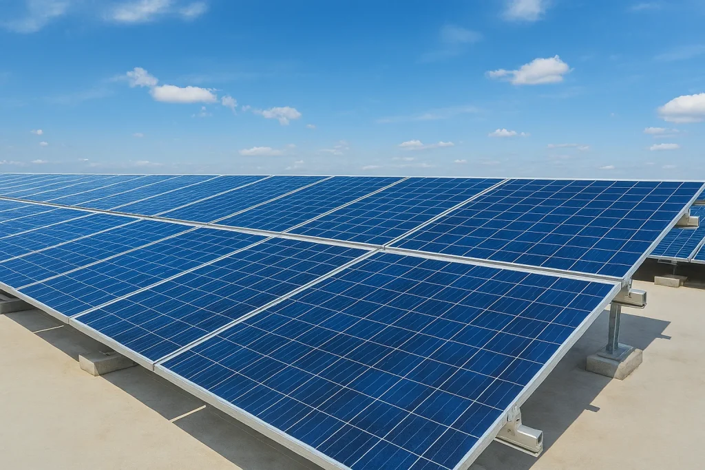 صفحه نصب عمودی پنل خورشیدی روی دیوار